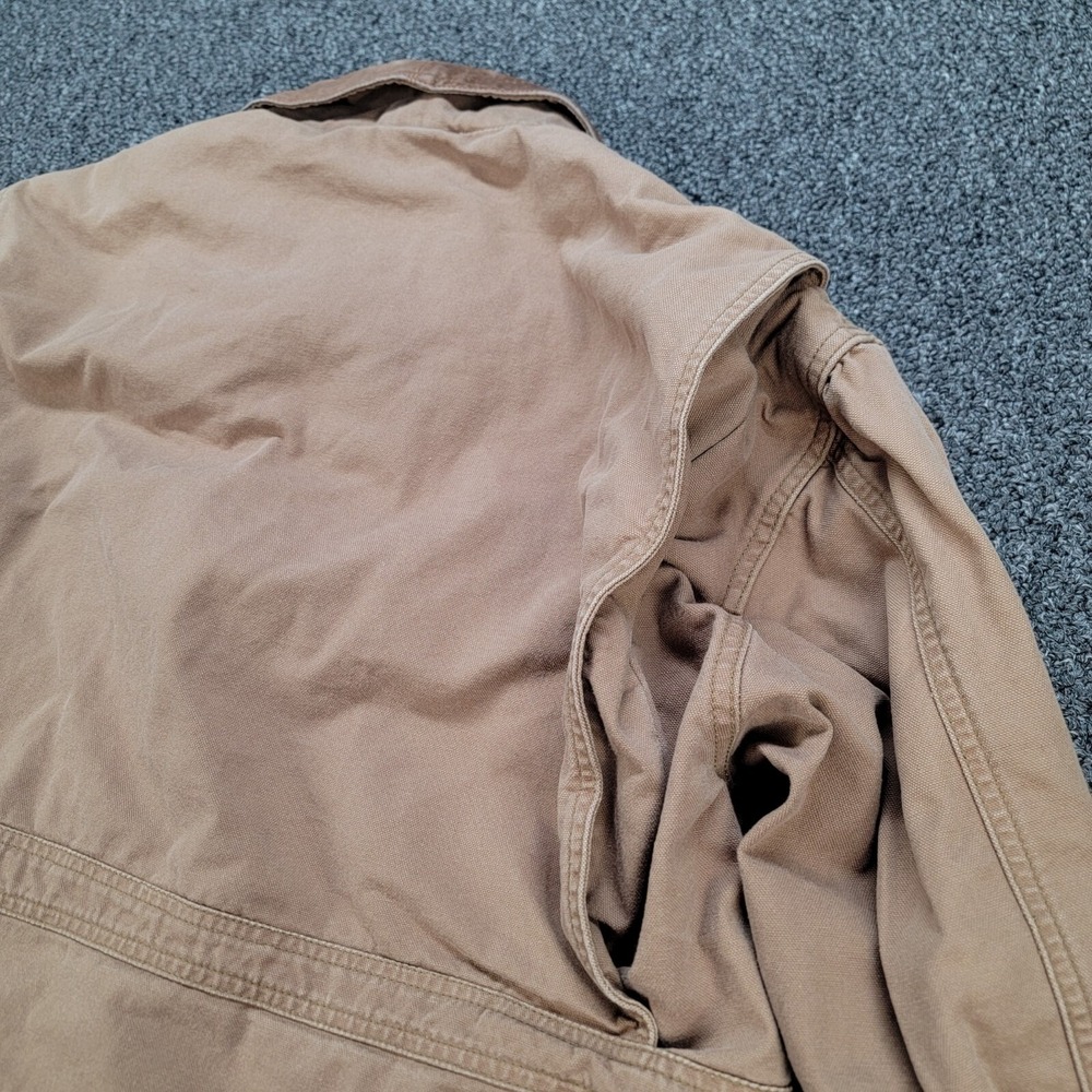 Thunder Bay Jacket Mens M Brown Chore Barn Coat Corduroy Collar Workwear Vintage - Picture 12 of 15